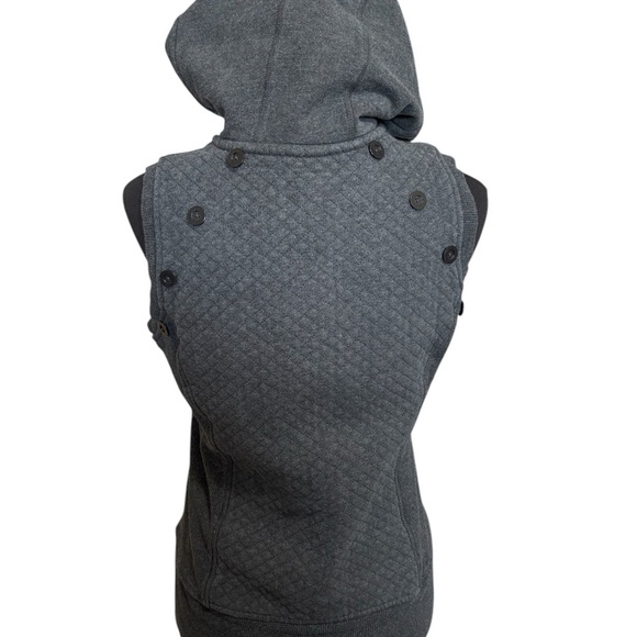 Lululemon Womens Quilted Scuba Special Edition Hooded Vest Performance Gray 6 - Picture 3 of 7